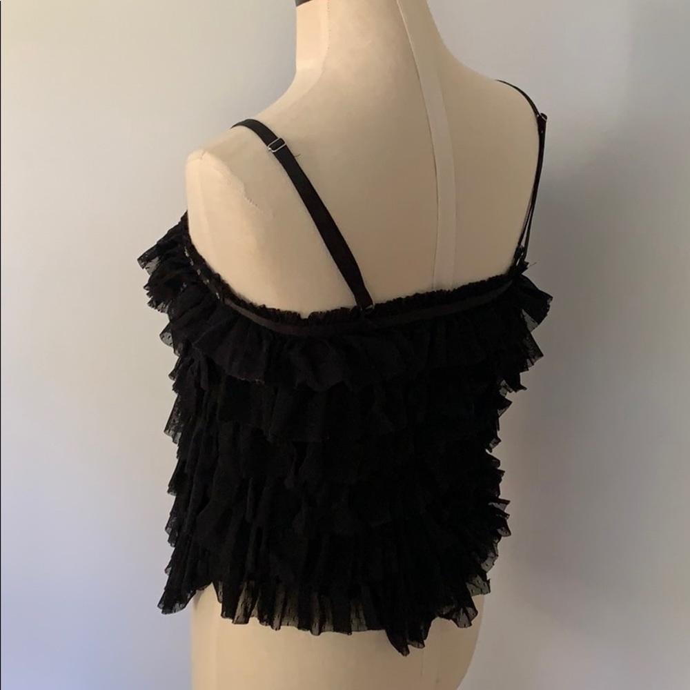 Black Ruffle Tank - Picture 5 of 6